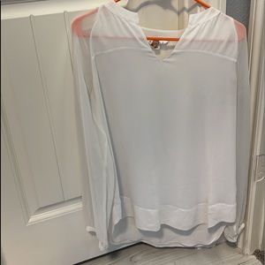 CAbi white Allure blouse | Style #118 | Small